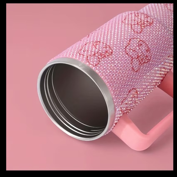 Sanrio Pink Rhinestone stainless steel tumbler - Picture 6 of 9